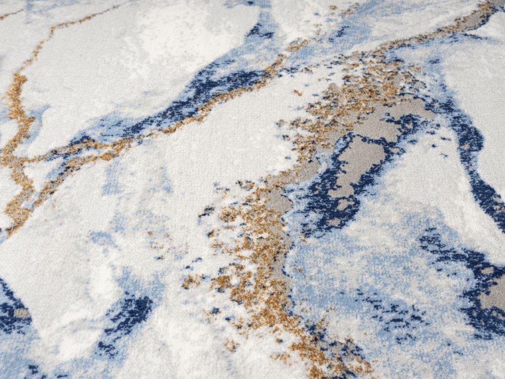 Marble Collection Blue Area Rug - 20864