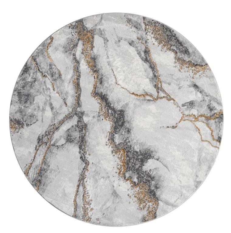 Marble Collection Grey Area Rug - 20872