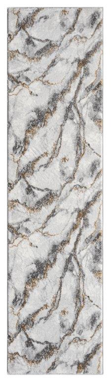 Marble Collection Grey Area Rug - 20872