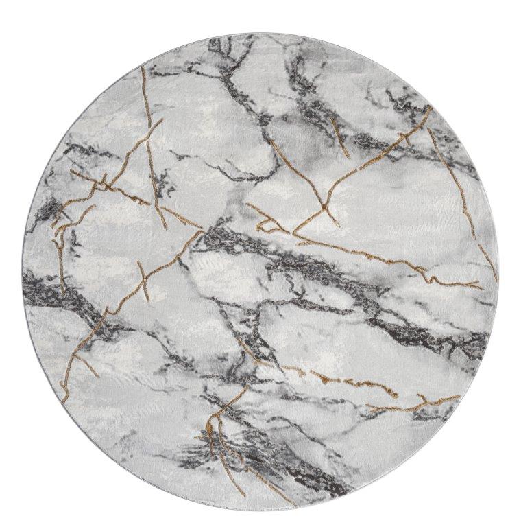 Marble Collection Gray Area Rug - 21072