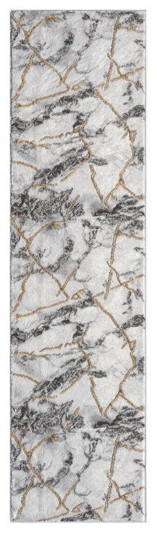 Marble Collection Gray Area Rug - 21072