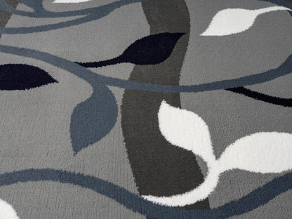 Festival Collection Blue & Gray Area Rug - 45060