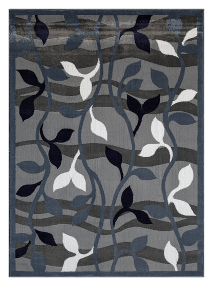 Festival Collection Blue & Gray Area Rug - 45060