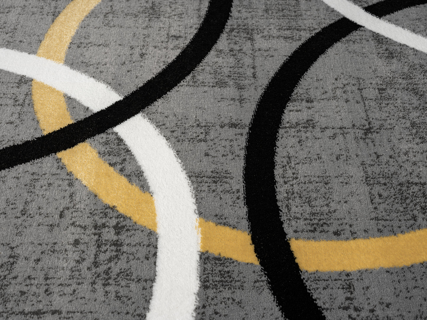 Festival Collection  Yellow & Gray Area Rug - 45312