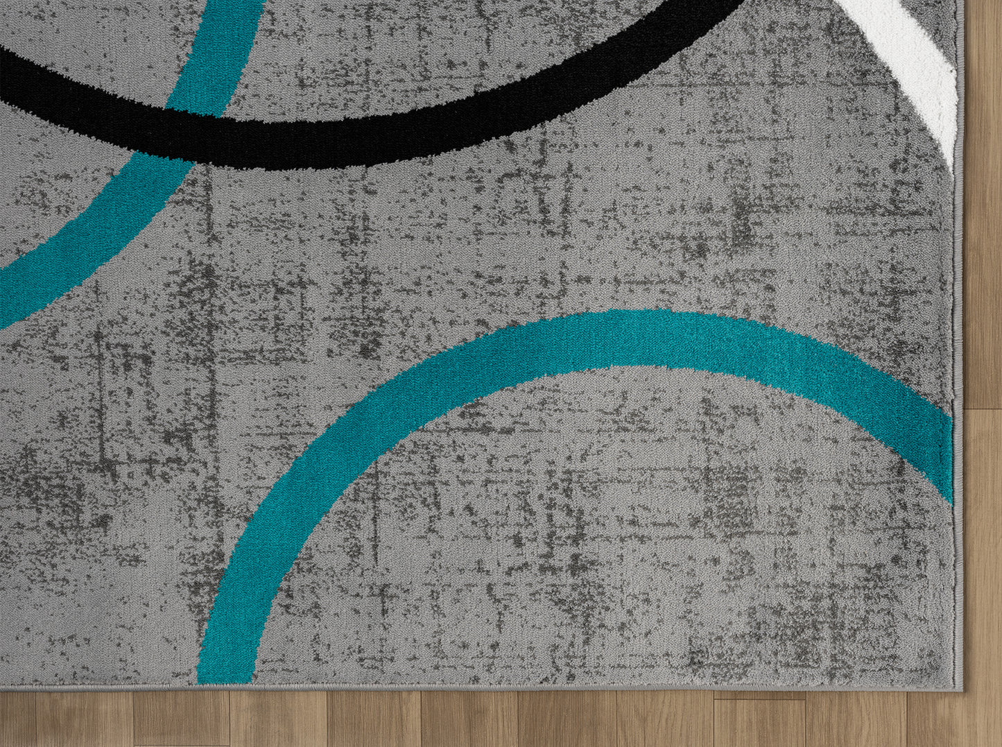 Festival Collection  Aqua & Gray  Area Rug - 45363