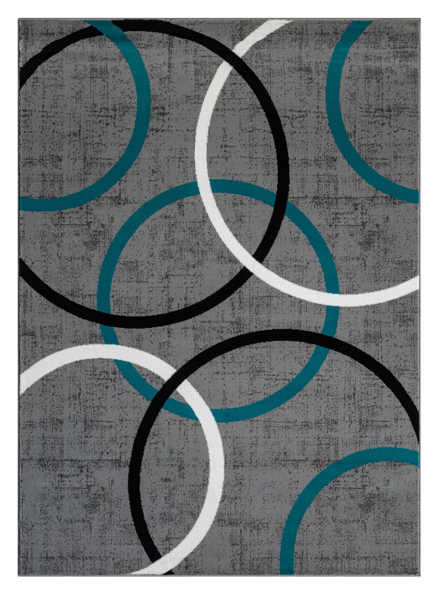 Festival Collection  Aqua & Gray  Area Rug - 45363