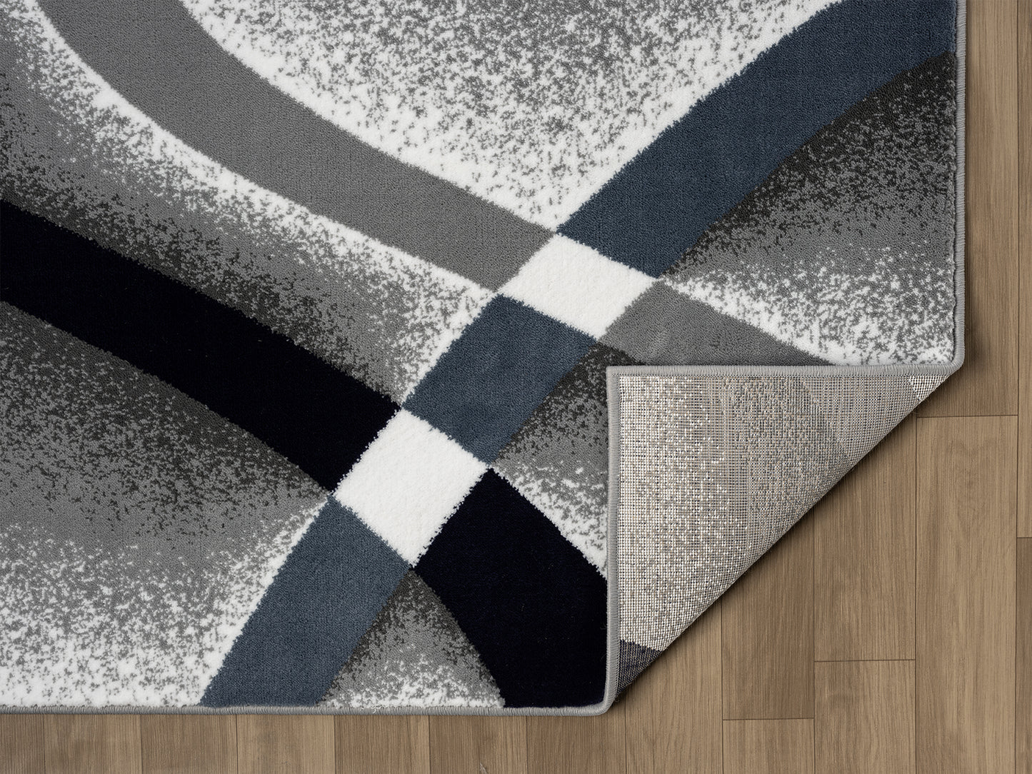 Festival Collection  Gray & Blue Area Rug - 45560