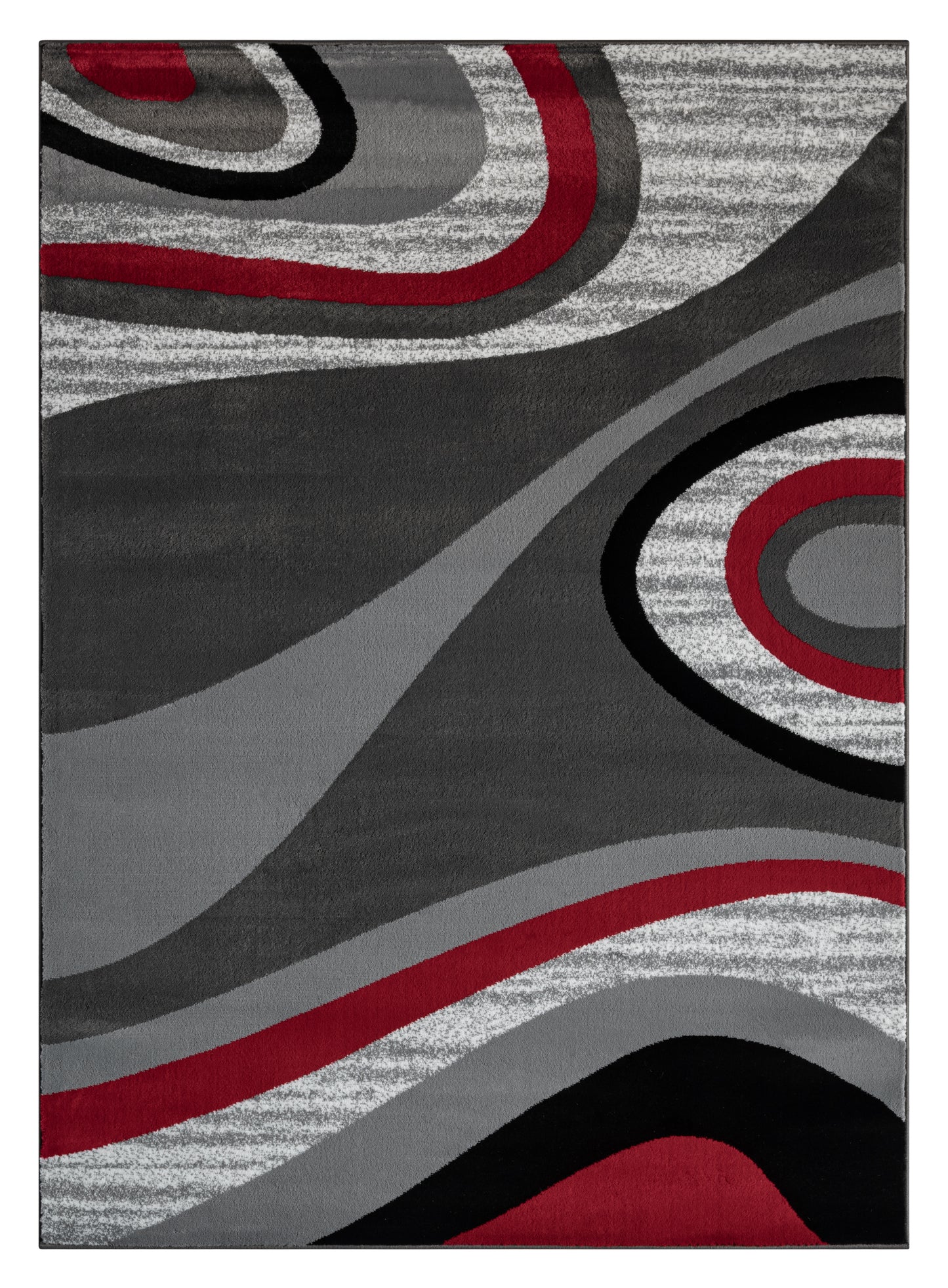 Festival Collection  Red & Grey  Area Rug - 45630