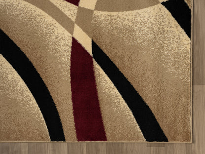 Festival Collection  Beige & Red  Area Rug - 45833