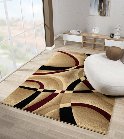 Festival Collection  Beige & Red  Area Rug - 45833