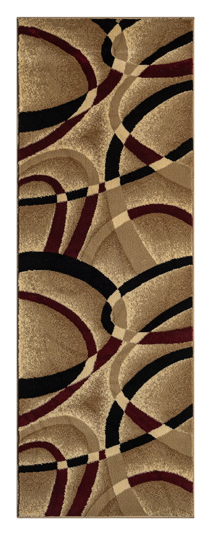 Festival Collection  Beige & Red  Area Rug - 45833