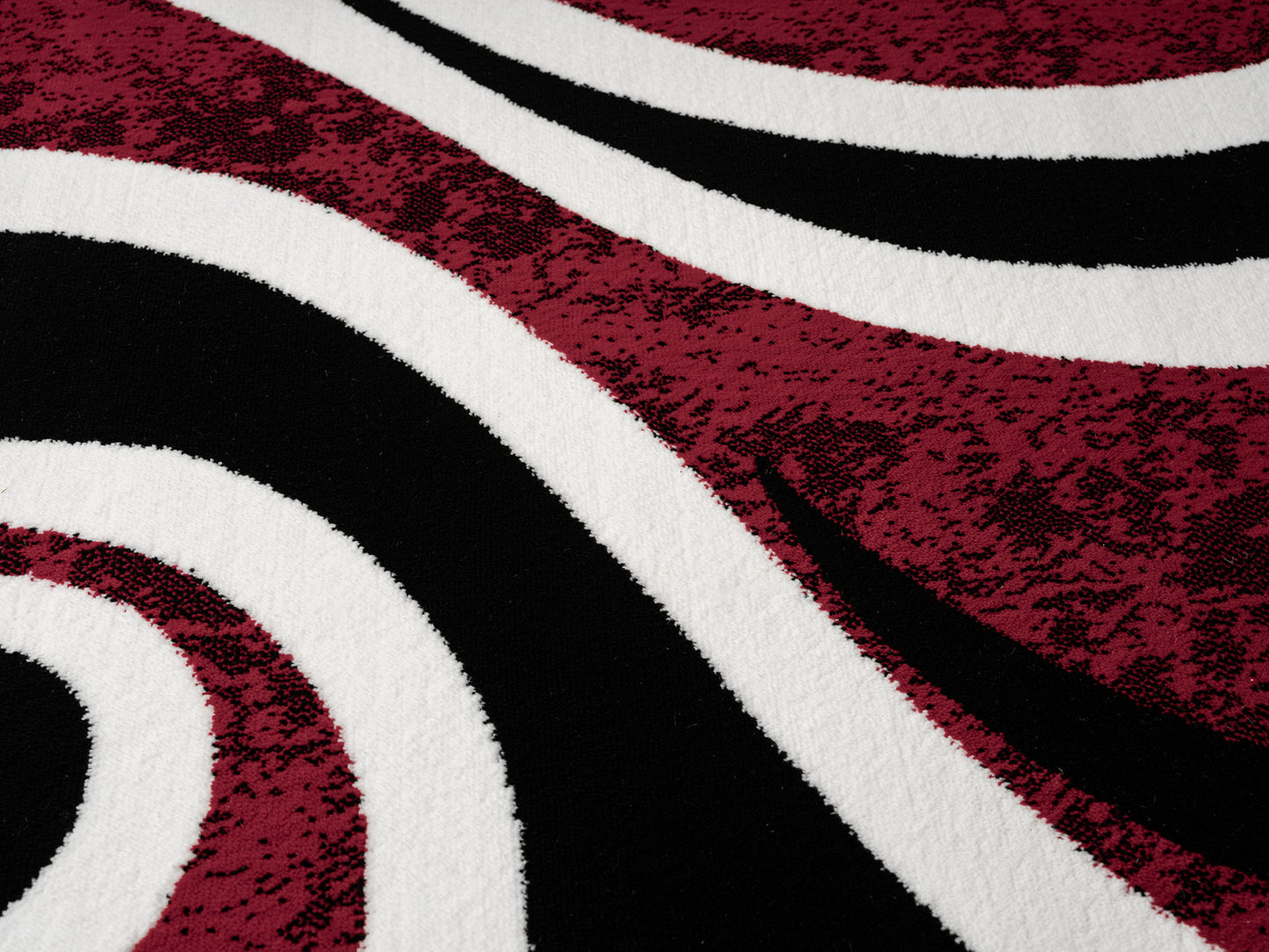 Festival Collection  Black & Red Area Rug - 45930