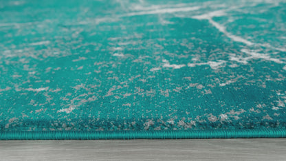 Festival Collection Aqua Area Rug - 45163